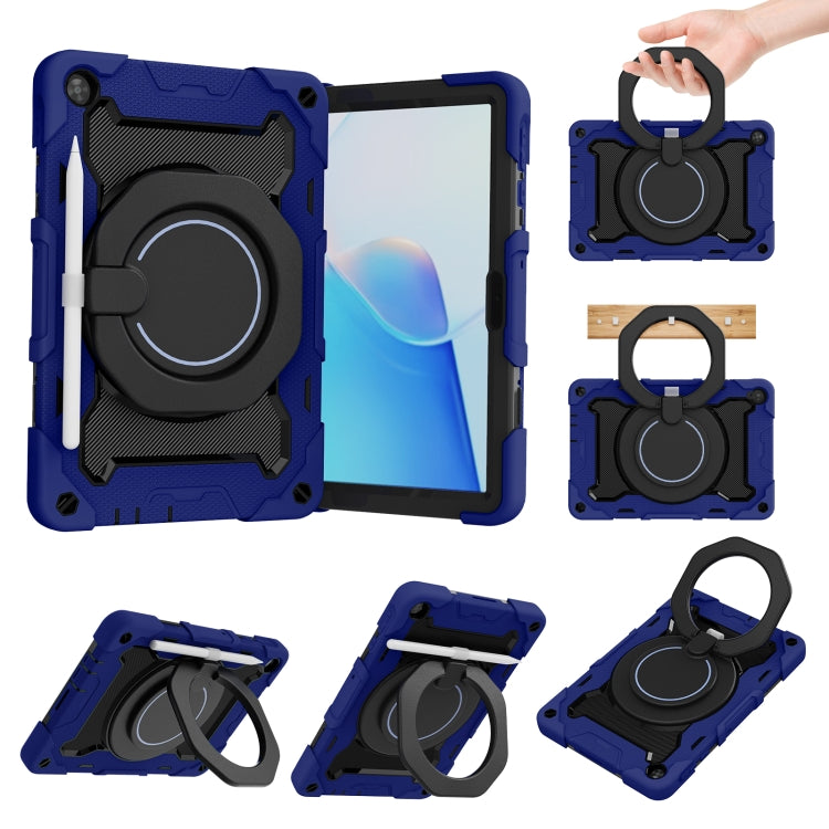 For Huawei MatePad T 10s / T10 Armor Contrast Color Silicone + PC Tablet Case(Dark Blue) - Huawei by PMC TechLife | Online Shopping South Africa | PMC TechLife | Buy Now Pay Later Mobicred