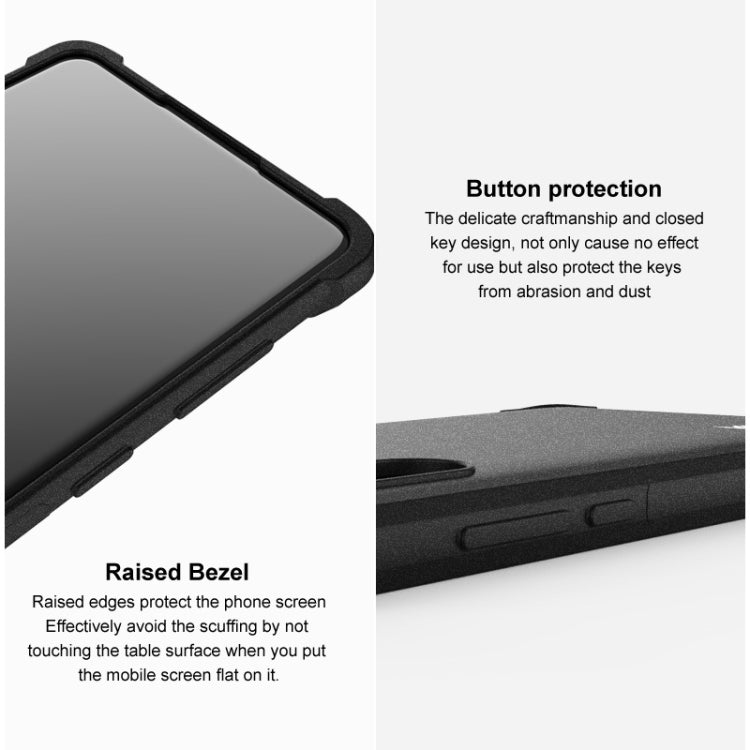 For Motorola Moto S30 Pro 5G / Edge 30 Fusion imak All-inclusive Shockproof Airbag TPU Phone Case(Matte Black) - Motorola Cases by imak | Online Shopping South Africa | PMC TechLife | Buy Now Pay Later Mobicred