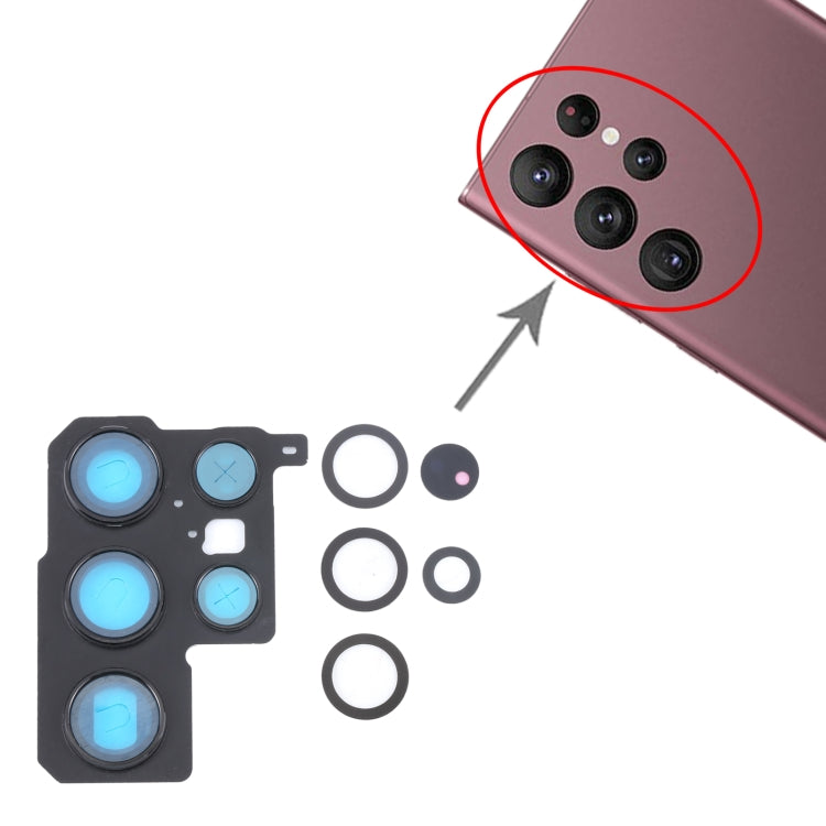For Samsung Galaxy S22 Ultra 5G SM-S908B 10pcs Camera Lens Cover - free shipping - PMc TechLife - Order now!