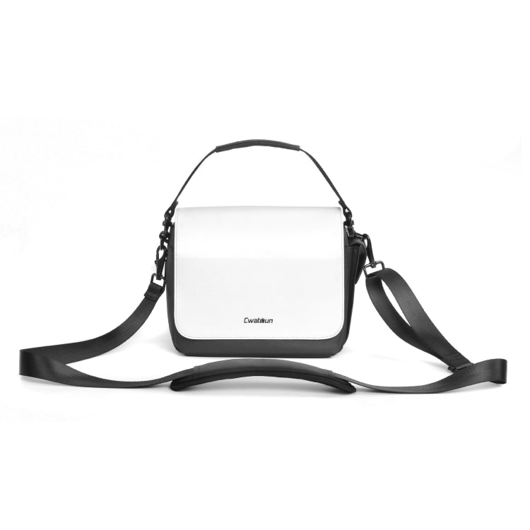 CADeN D73 Camera Sling Bag Water-resistant Shockproof Camera Handbag, Size:23.5 x 14 x 19cm Black White - free shipping - PMC TechLife - Order now!