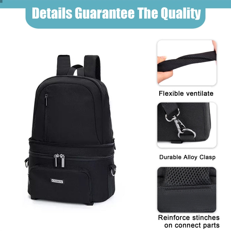 CADeN D30 Detachable Dual Uses Professional SLR Camera Backpack Shockproof Bags(Black) - free shipping - PMC TechLife - Order now!