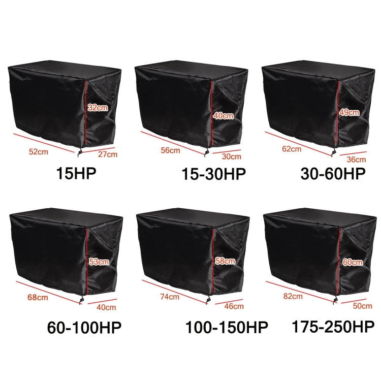 210D Oxford Cloth Boat Propeller Engine Waterproof and Dustproof Cover, Size:82x50x60cm/175-250HP(Black) - Marine Accessories & Parts by PMC TechLife | Online Shopping South Africa | PMC TechLife | Buy Now Pay Later Mobicred