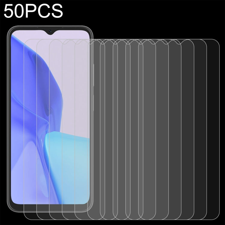 50 PCS For Blackview OSCAL C80 0.26mm 9H 2.5D Tempered Glass Film - For Blackview by PMC TechLife | Online Shopping South Africa | PMC TechLife