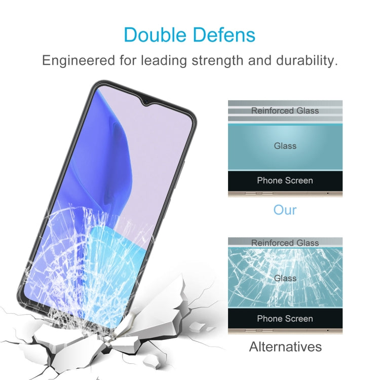 50 PCS For Blackview OSCAL C80 0.26mm 9H 2.5D Tempered Glass Film - For Blackview by PMC TechLife | Online Shopping South Africa | PMC TechLife