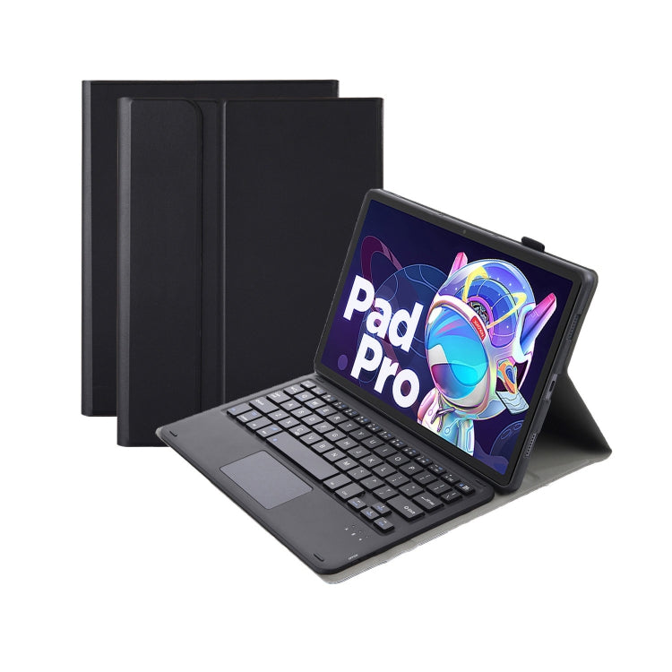 AM18-A Bluetooth Keyboard Leather Case with Touchpad For Lenovo XiaoXin Pad Pro 2022 11.2 inch(Black) - Lenovo Keyboard by PMC TechLife | Online Shopping South Africa | PMC TechLife