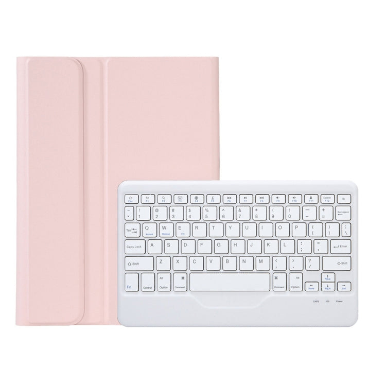 AM18-B Bluetooth Keyboard Leather Case For Lenovo XiaoXin Pad Pro 2022 11.2 inch(Pink) - Lenovo Keyboard by PMC TechLife | Online Shopping South Africa | PMC TechLife