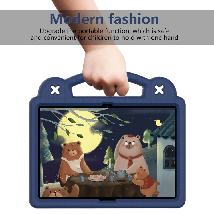 For Lenovo Tab M10 X605 / X505 / Tab P10 X705 Handle Kickstand Children EVA Shockproof Tablet Case(Navy Blue) - Lenovo by PMC TechLife | Online Shopping South Africa | PMC TechLife | Buy Now Pay Later Mobicred