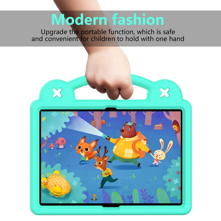 For Huawei MediaPad T5 10.1 Handle Kickstand Children EVA Shockproof Tablet Case(Mint Green) - Huawei by PMC TechLife | Online Shopping South Africa | PMC TechLife | Buy Now Pay Later Mobicred