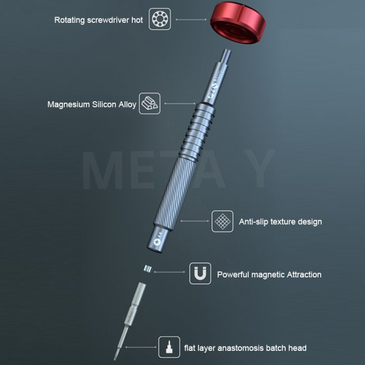 MECHANIC META Y Pentalobe 0.8 Alloy Magnetic Screwdriver for Phone Repair - Screwdriver by MECHANIC | Online Shopping South Africa | PMC TechLife | Buy Now Pay Later Mobicred