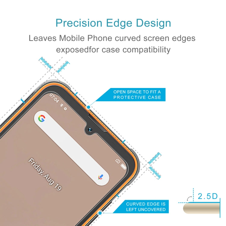 For Blackview BV5200 50 PCS 0.26mm 9H 2.5D Tempered Glass Film - For Blackview by PMC TechLife | Online Shopping South Africa | PMC TechLife