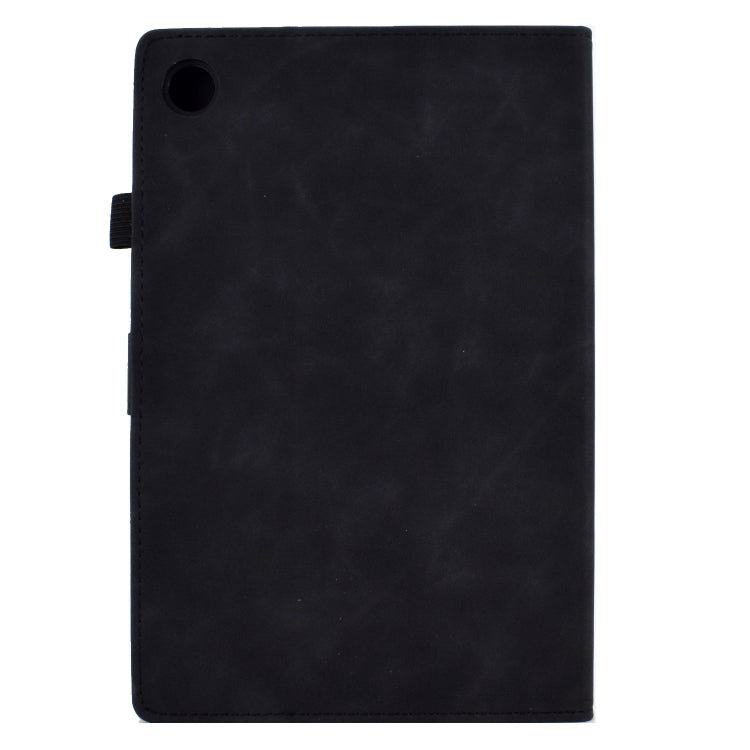 For Huawei MatePad T 10 / T 10s / Honor Pad 6 / X6 Embossed Smile Flip Tablet Leather Case(Black) - Honor by PMC TechLife | Online Shopping South Africa | PMC TechLife | Buy Now Pay Later Mobicred