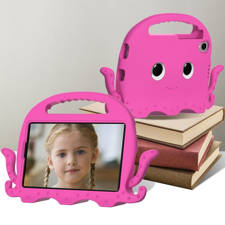 For Lenovo  Tab M8 TB 8505F / 8705N Octopus Style EVA + PC Tablet Case with Strap(Rose Red) - Lenovo by PMC TechLife | Online Shopping South Africa | PMC TechLife | Buy Now Pay Later Mobicred