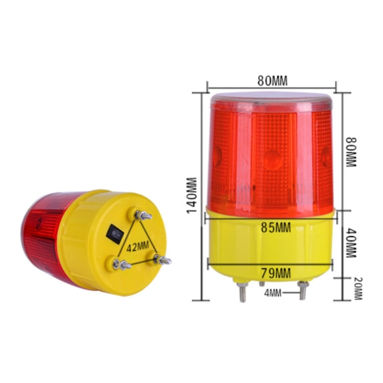 Night Solar Safety Warning Flash Light, Specification:01 Screw Fixed(Green) - Warning Lights by PMC TechLife | Online Shopping South Africa | PMC TechLife | Buy Now Pay Later Mobicred