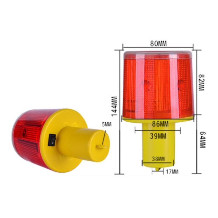 Night Solar Safety Warning Flash Light, Specification:05 Thick Sticks Tied or Inserted(Yellow) - Warning Lights by PMC TechLife | Online Shopping South Africa | PMC TechLife | Buy Now Pay Later Mobicred