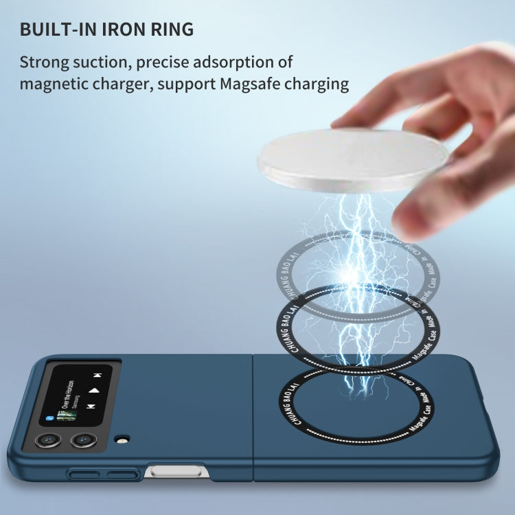For Samsung Galaxy Z Flip4 Magsafe Magnetic Folding PC Phone Case(Blue) - free shipping - PMC TechLife - Order now!
