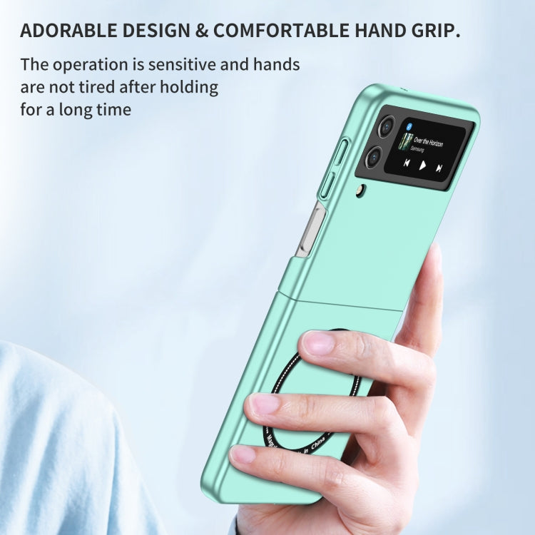 For Samsung Galaxy Z Flip4 Magsafe Magnetic Folding PC Phone Case(Light Blue) - Galaxy Z Flip4 5G Cases by PMC TechLife | Online Shopping South Africa | PMC TechLife