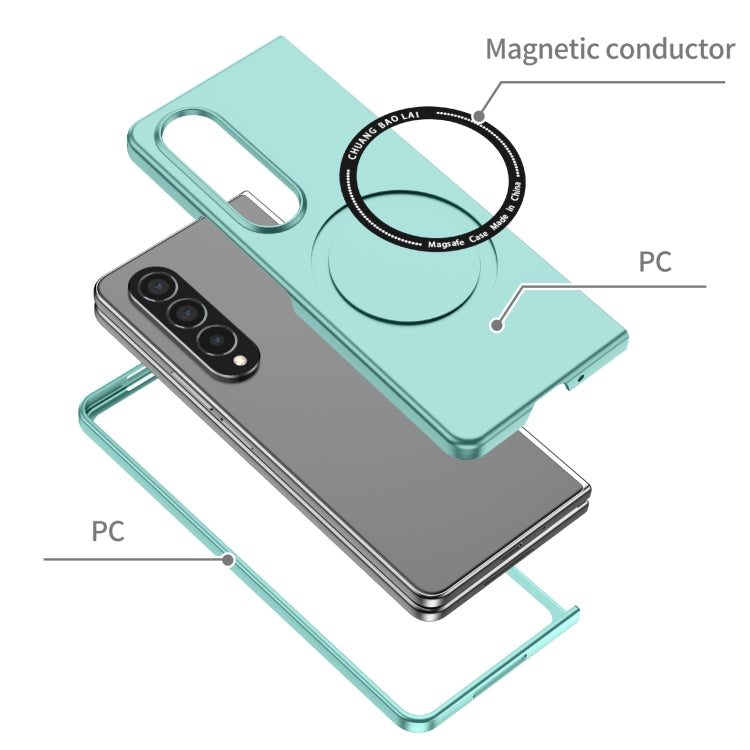 For Samsung Galaxy Z Fold4 Magsafe Magnetic Folding PC Phone Case(Light Blue) - free shipping - PMC TechLife - Order now!