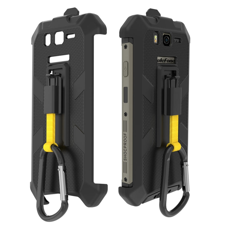 For Ulefone Armor 20WT Ulefone Back Clip Phone Case with Carabiner (Black) - free shipping - PMC Jewellery - Order now!