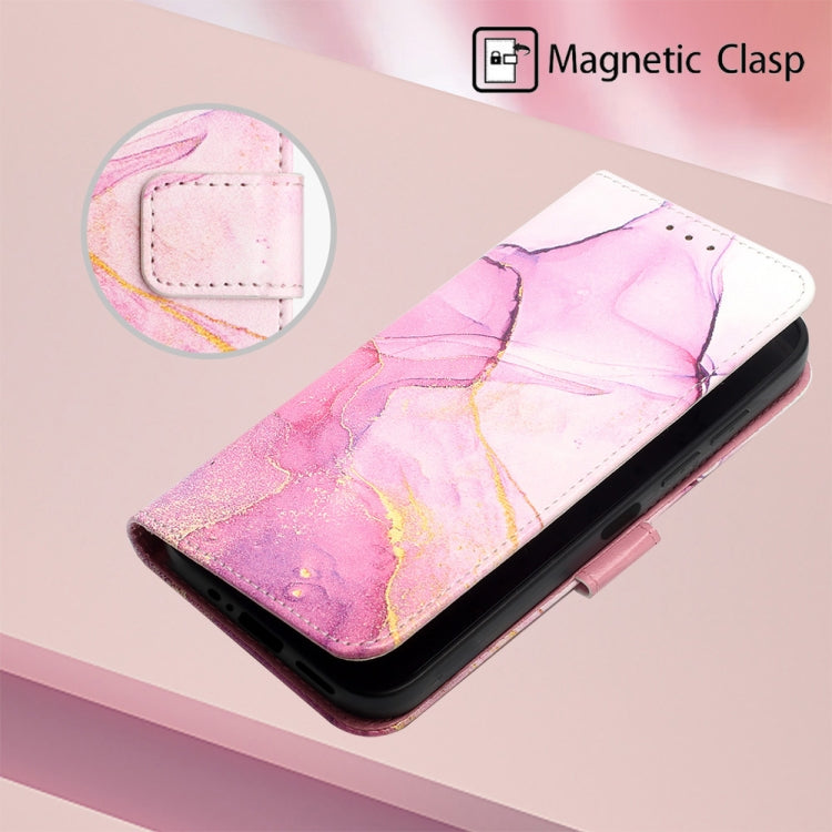 For Motorola Moto G32 PT003 Marble Pattern Flip Leather Phone Case(Pink Purple) - Motorola Cases by PMC TechLife | Online Shopping South Africa | PMC TechLife | Buy Now Pay Later Mobicred