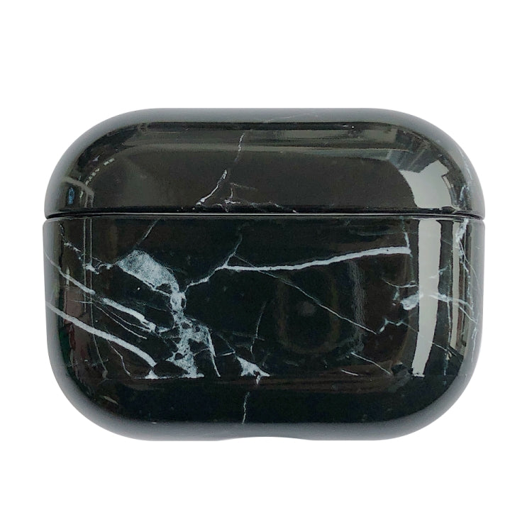 For AirPods Pro 2 Marble Pattern Wireless Earphone Protective Case(Black Blue) - free shipping - PMC Jewellery - Order now!