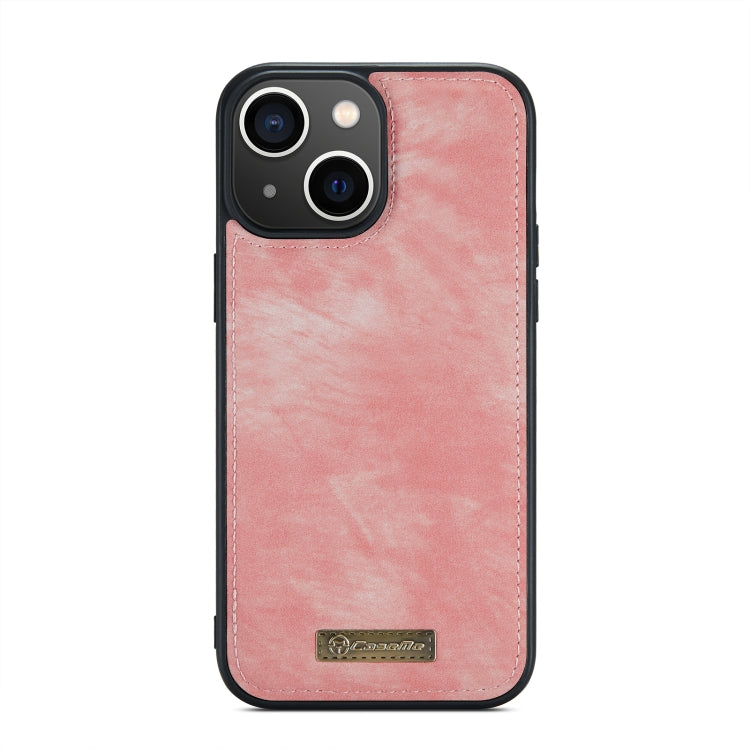 For iPhone 14 CaseMe 008 Detachable Multifunctional Leather Phone Case(Pink) - iPhone 14 Cases by CaseMe | Online Shopping South Africa | PMC Jewellery | Buy Now Pay Later Mobicred