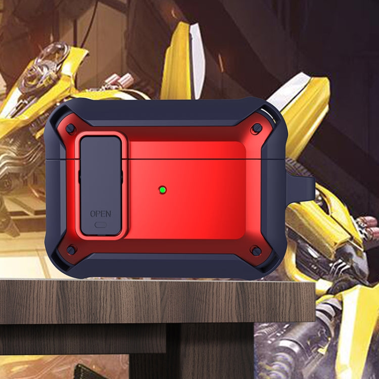 For AirPods Pro 2 Wireless Earphones Shockproof Bumblebee Silicone Protective Case(Blue Red) - free shipping - PMC Jewellery - Order now!