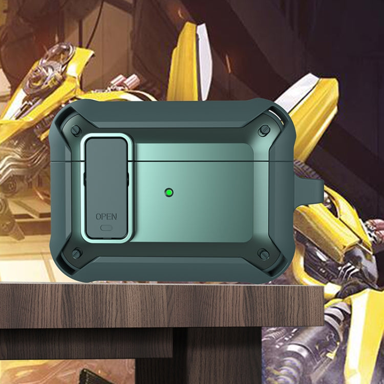 For AirPods Pro 2 Wireless Earphones Shockproof Bumblebee Silicone Protective Case(Green) - For AirPods Pro 2 by PMC Jewellery | Online Shopping South Africa | PMC Jewellery | Buy Now Pay Later Mobicred