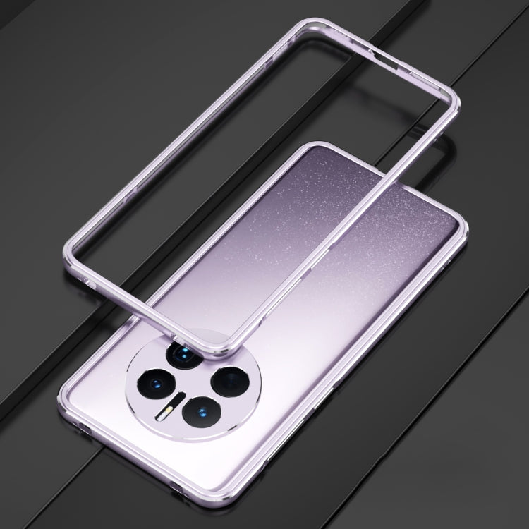 For Huawei Mate 50 Pro LK Aurora Metal Phone Frame with Lens Cover(Dark Silver) - Huawei Cases by PMC TechLife | Online Shopping South Africa | PMC TechLife | Buy Now Pay Later Mobicred