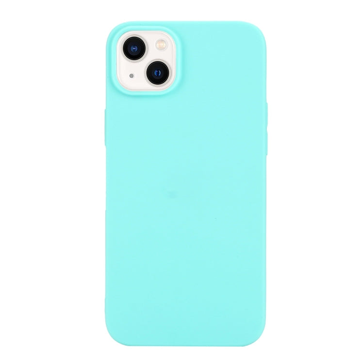 For iPhone 14 Plus Solid Color Frosted Silicone Phone Case(Light Blue) - iPhone 14 Plus Cases by PMC TechLife | Online Shopping South Africa | PMC TechLife