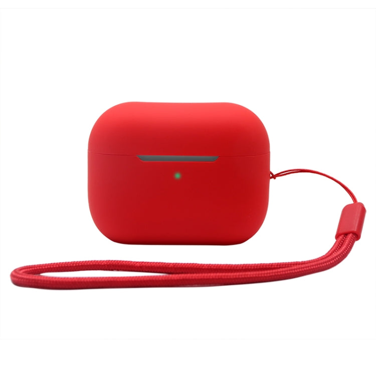 For AirPods Pro 2 2.0mm Solid Color Silicone Protective Cover(Red) - For AirPods Pro 2 by PMC Jewellery | Online Shopping South Africa | PMC Jewellery | Buy Now Pay Later Mobicred