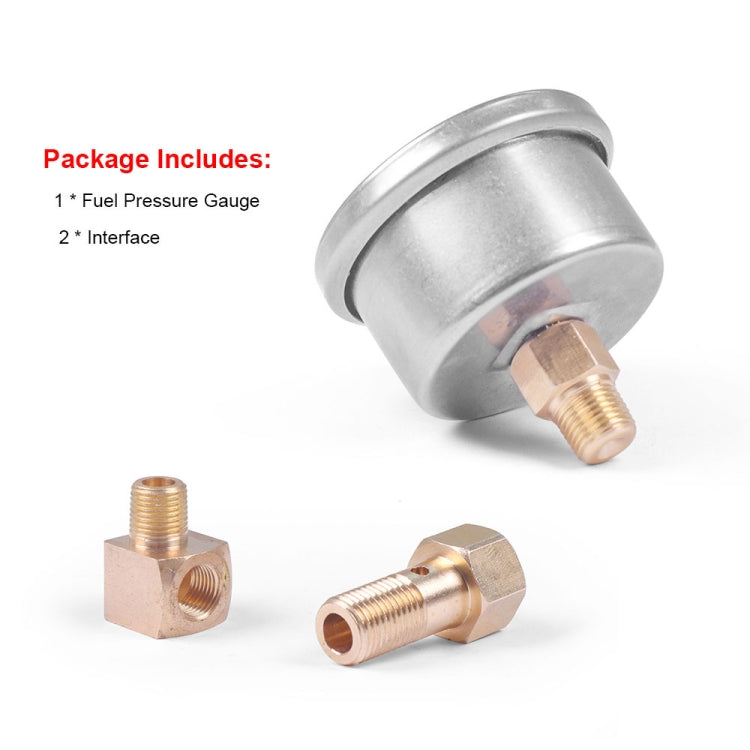 For Honda Civic Car Modification Fuel Pressure Gauge 0-100PSI(Black) - Car Modification by PMC TechLife | Online Shopping South Africa | PMC TechLife | Buy Now Pay Later Mobicred