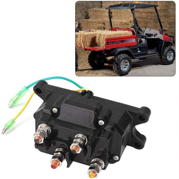 For UTV / Pickup Truck / ATV Electric Winch Relay Heavy Duty Solenoid Contactor with Rocker Arm & Switch - Relays by PMC TechLife | Online Shopping South Africa | PMC TechLife | Buy Now Pay Later Mobicred