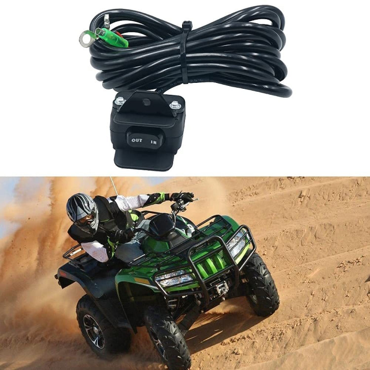 For UTV / Pickup Truck / ATV Electric Winch Relay Heavy Duty Solenoid Contactor with Rocker Arm & Switch - Relays by PMC TechLife | Online Shopping South Africa | PMC TechLife | Buy Now Pay Later Mobicred
