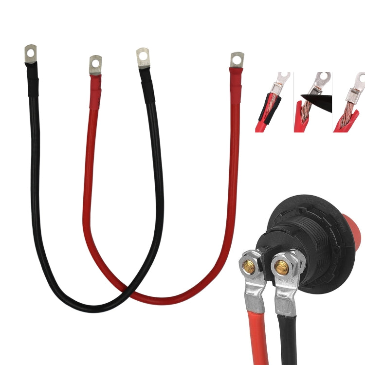100A 8AWG Car Yacht Battery Selector Isolator Disconnect Rotary Switch Cut With Power Cord - Car Switches by PMC TechLife | Online Shopping South Africa | PMC TechLife | Buy Now Pay Later Mobicred