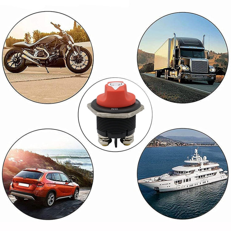 100A 8AWG Car Yacht Battery Selector Isolator Disconnect Rotary Switch Cut With Power Cord - Car Switches by PMC TechLife | Online Shopping South Africa | PMC TechLife | Buy Now Pay Later Mobicred