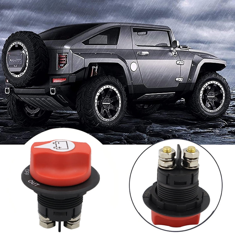100A 8AWG Car Yacht Battery Selector Isolator Disconnect Rotary Switch Cut With Power Cord - Car Switches by PMC TechLife | Online Shopping South Africa | PMC TechLife | Buy Now Pay Later Mobicred