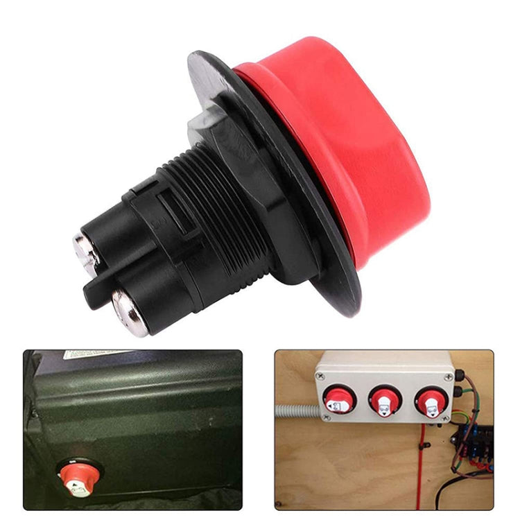 200A 6AWG Car Yacht Battery Selector Isolator Disconnect Rotary Switch Cut With Power Cord - Car Switches by PMC TechLife | Online Shopping South Africa | PMC TechLife | Buy Now Pay Later Mobicred