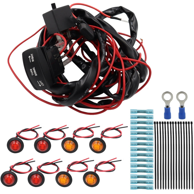 For UTV / ATU Car Turn Signal Light Toggle Switch Turn Signal Kit, Style:Horizontal Turn Switch - Car Light Accessories by PMC TechLife | Online Shopping South Africa | PMC TechLife | Buy Now Pay Later Mobicred