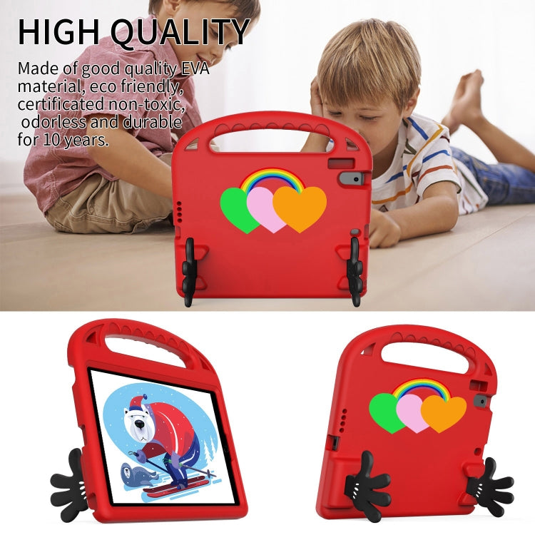 For Huawei MediaPad T5 10 Love Small Palm Holder EVA Tablet Case(Red) - Huawei by PMC TechLife | Online Shopping South Africa | PMC TechLife | Buy Now Pay Later Mobicred