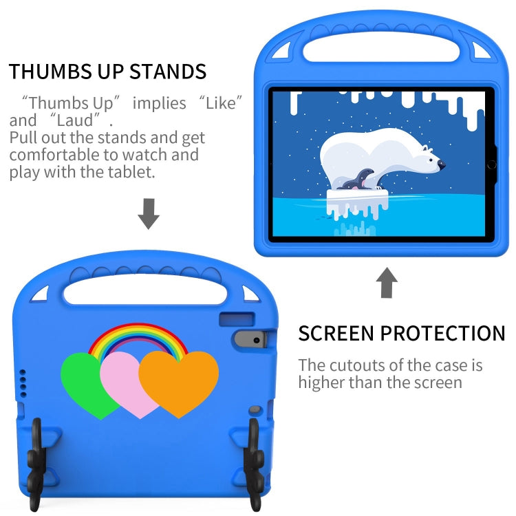 For Lenovo Tab M10 HD TB-X505F/N 10.1 inch Love Small Palm Holder EVA Tablet Case(Blue) - free shipping - PMC TechLife - Order now!