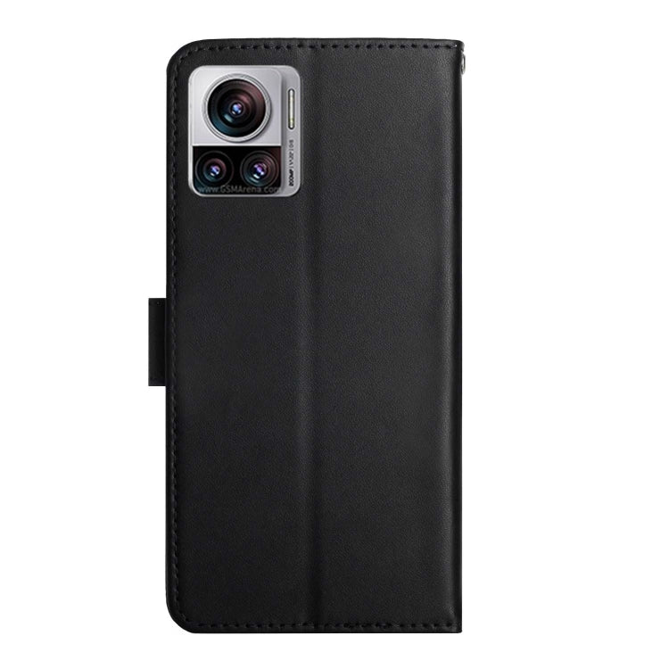 For Motorola Edge 30 Ultra/Moto X30 Pro Genuine Leather Fingerprint-proof Flip Phone Case(Black) - free shipping - PMC TechLife - Order now!