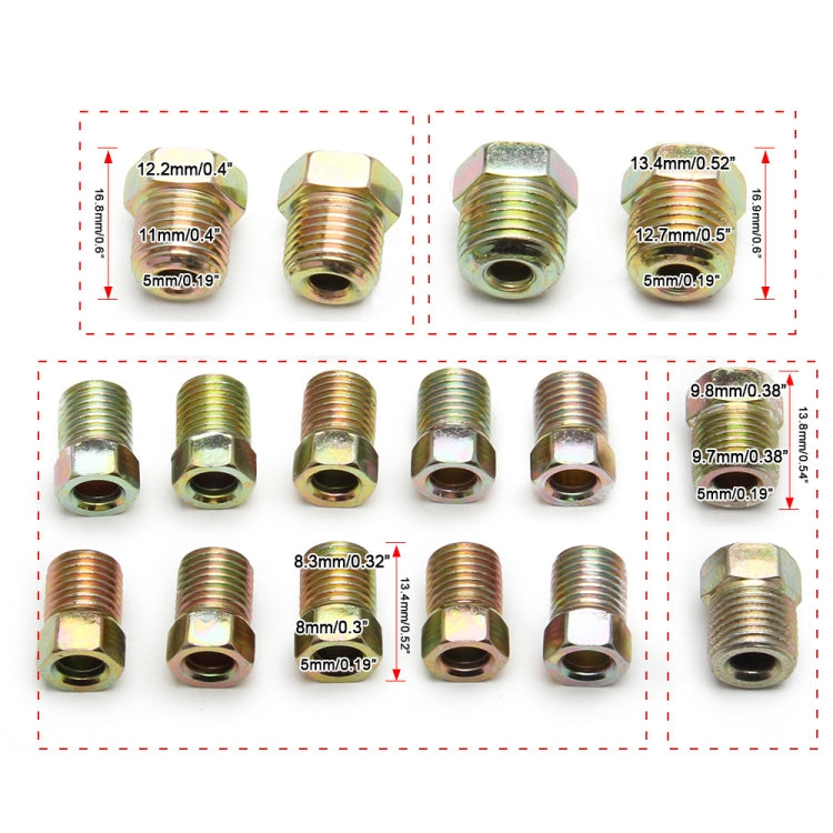 Car 25ft Zinc Plated Brass Brake Tube with Fittings - Brake System by PMC TechLife | Online Shopping South Africa | PMC TechLife | Buy Now Pay Later Mobicred