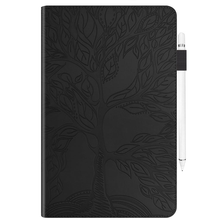For Lenovo Tab P11 Pro Gen 2 Life Tree Series Horizontal Flip Leather Case with Holder(Black) - Lenovo by PMC TechLife | Online Shopping South Africa | PMC TechLife | Buy Now Pay Later Mobicred