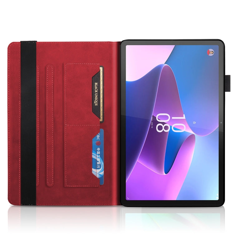 For Lenovo Tab P11 Pro Gen 2 Life Tree Series Horizontal Flip Leather Case with Holder(Red) - Lenovo by PMC TechLife | Online Shopping South Africa | PMC TechLife | Buy Now Pay Later Mobicred
