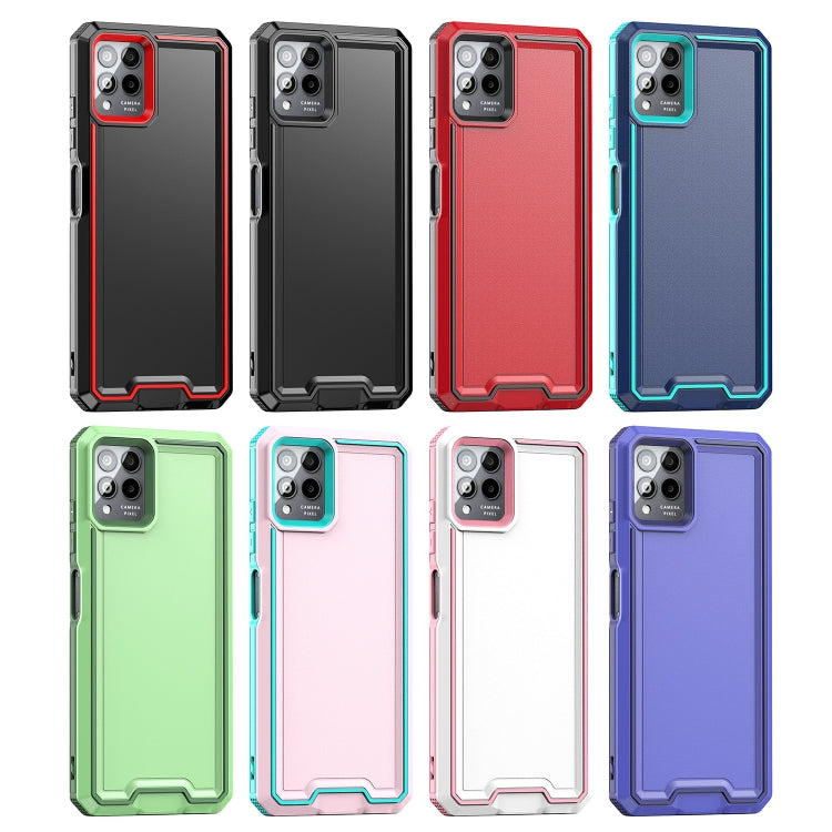 For T-Mobile Revvl 6 Pro 5G Armour Two-color TPU + PC Phone Case(Black+Red) - free shipping - PMC TechLife - Order now!