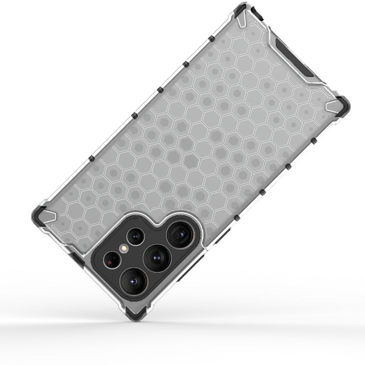 For Samsung Galaxy S23 Ultra 5G Shockproof Honeycomb PC + TPU Protective Phone Case(White) - Galaxy S23 Ultra 5G Cases by PMC TechLife | Online Shopping South Africa | PMC TechLife | Buy Now Pay Later Mobicred