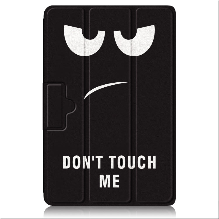For OPPO Pad 11 inch 3-folding Magnetic Buckle Coloured Drawing Leather Tablet Case(Big Eyes) - OPPO by PMC TechLife | Online Shopping South Africa | PMC TechLife | Buy Now Pay Later Mobicred