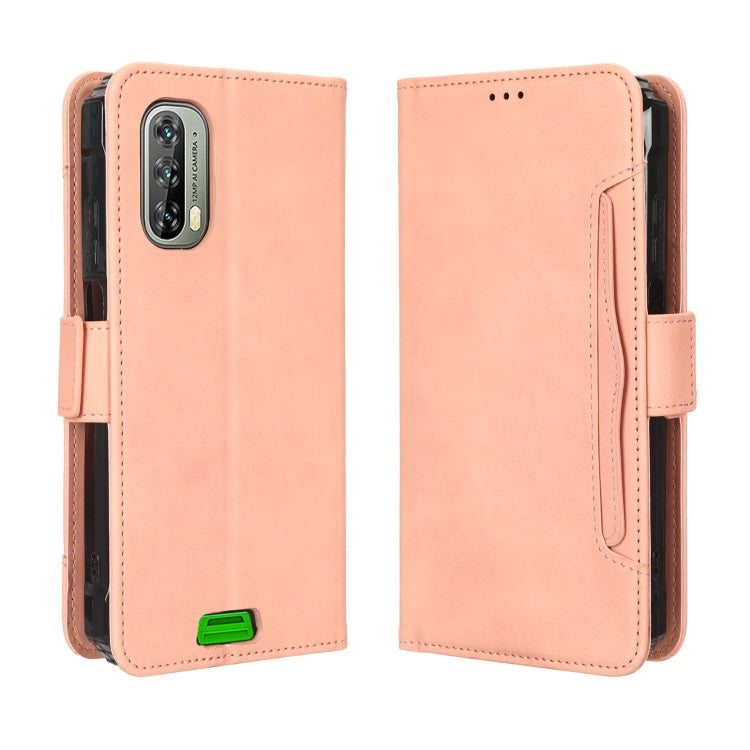 For Blackview BV7100 Skin Feel Calf Texture Card Slots Leather Phone Case(Pink) - More Brand by PMC TechLife | Online Shopping South Africa | PMC TechLife