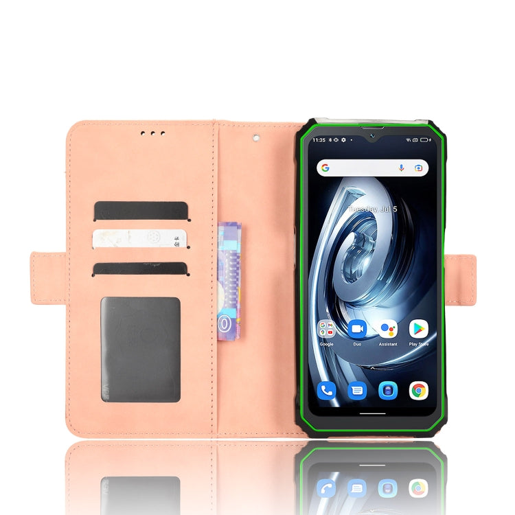 For Blackview BV7100 Skin Feel Calf Texture Card Slots Leather Phone Case(Pink) - More Brand by PMC TechLife | Online Shopping South Africa | PMC TechLife