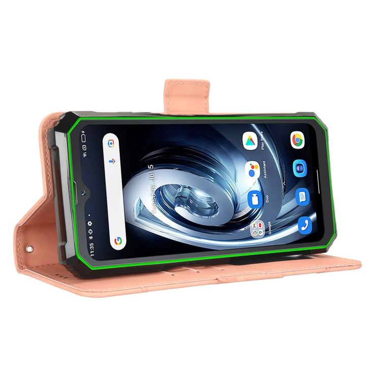 For Blackview BV7100 Skin Feel Calf Texture Card Slots Leather Phone Case(Pink) - More Brand by PMC TechLife | Online Shopping South Africa | PMC TechLife
